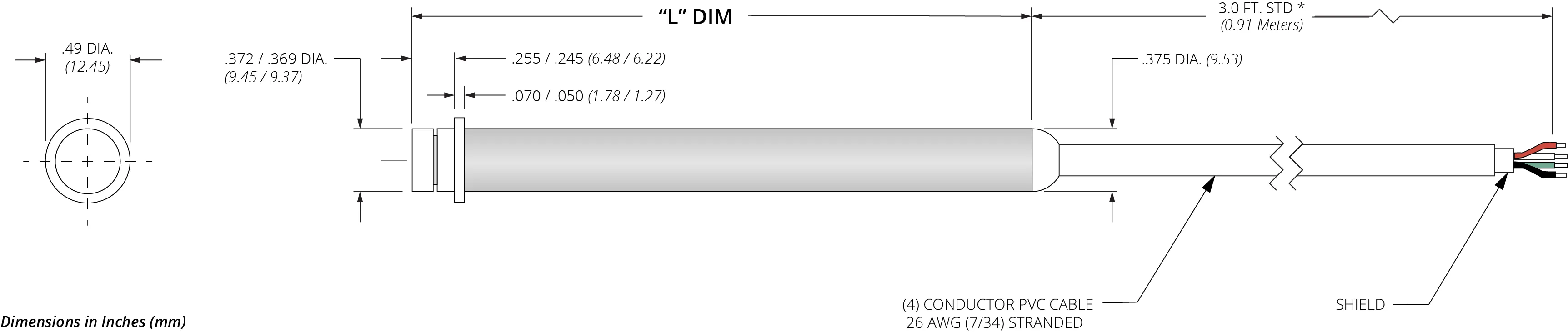 MPT402 Dual Pressure & Temp Flush Mount 2